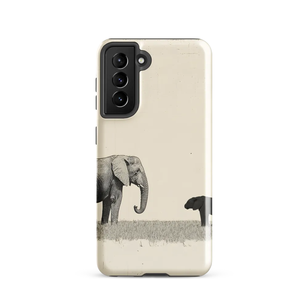 Contrasting Companions | Phone Case |  S21 | Tough Case | Glossy