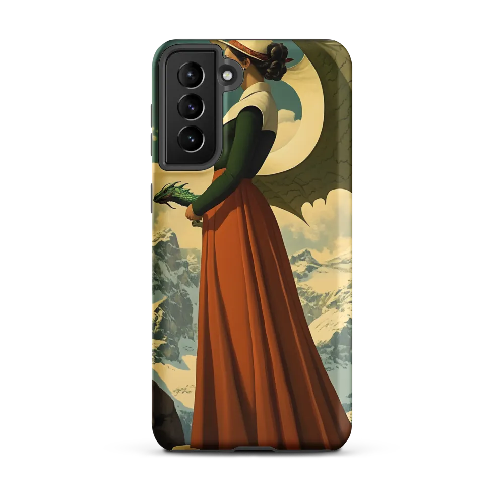 Mystic Harmony: The Dragon Keeper | Phone Case |  S21 Plus | Tough Case | Matte