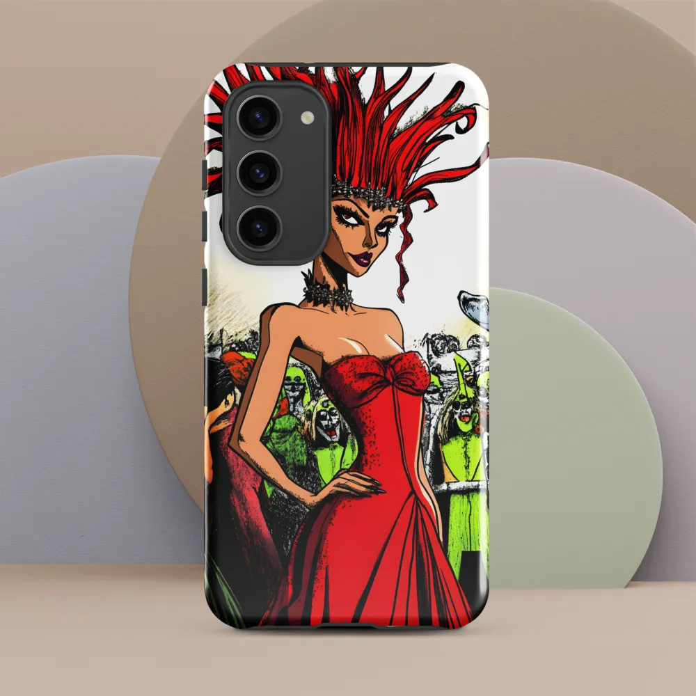 Fiery Elegance: A Fashion Statement