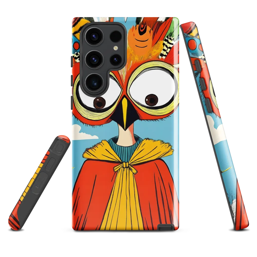 A Whimsical Encounter: The Owl-Human Fusion