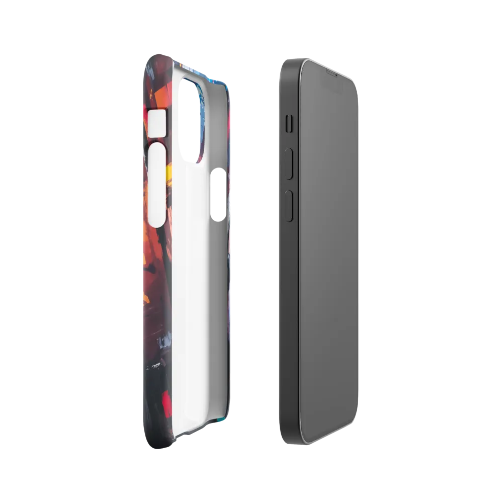 Silhouette in the Urban Abyss | Phone Case |  13 Mini | Snap Case | Glossy