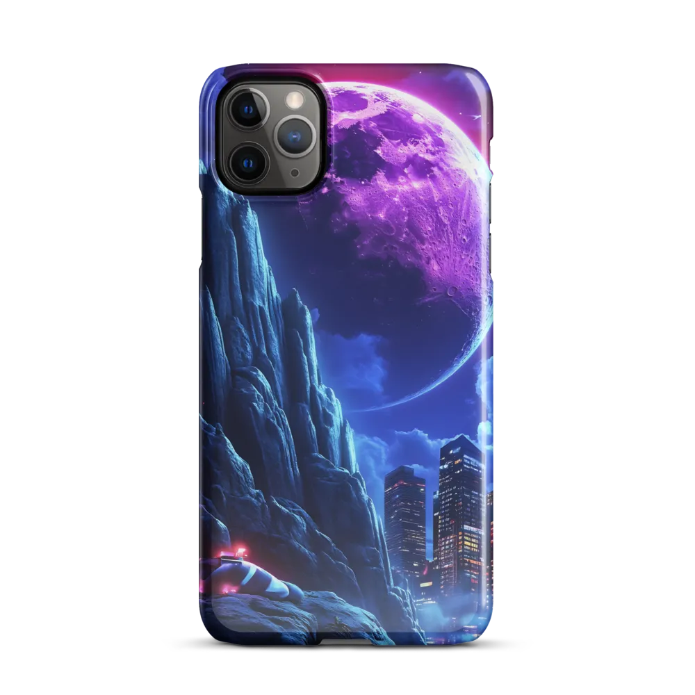 Celestial Dreams: A Futuristic Cityscape | Phone Case |  11 Pro Max | Snap Case | Glossy