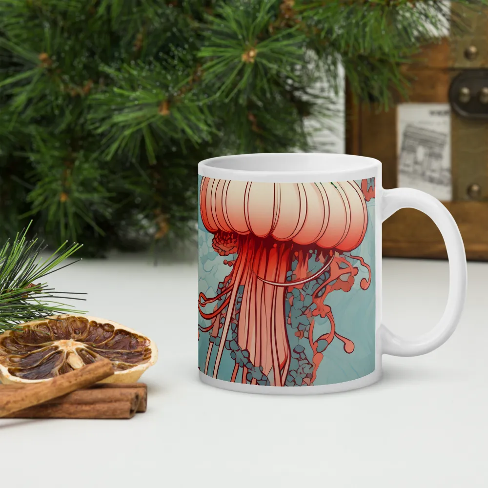 Ethereal Dance of Jellyfish | Mugs | Multiple Sizes & Colors