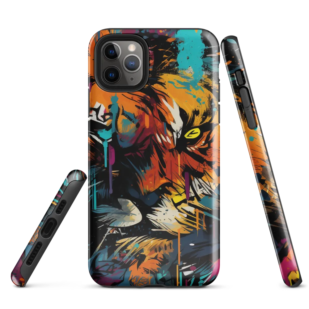 Fierce Majesty: The Lion's Roar | Phone Case |  11 Pro Max | Tough Case | Glossy