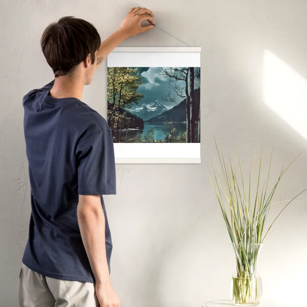 Whispers of Tranquility | Poster With White Wood Hanger | 16″×20″