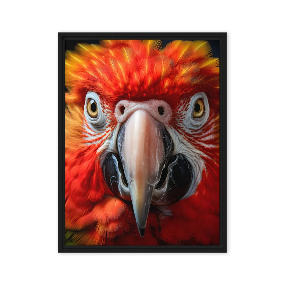 The Fiery Gaze of the Parrot