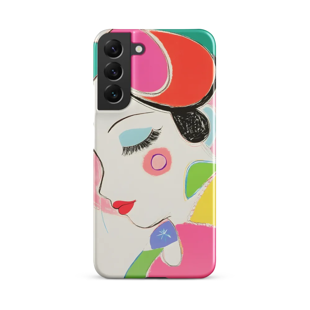 Whimsical Portrait in Colorful Abstraction