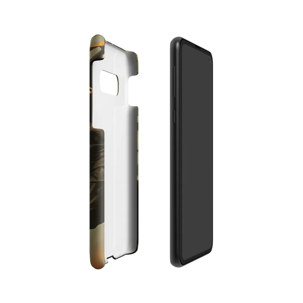 Ethereal Explorer: The Enigmatic Astronaut | Phone Case |  S10e | Snap Case | Matte