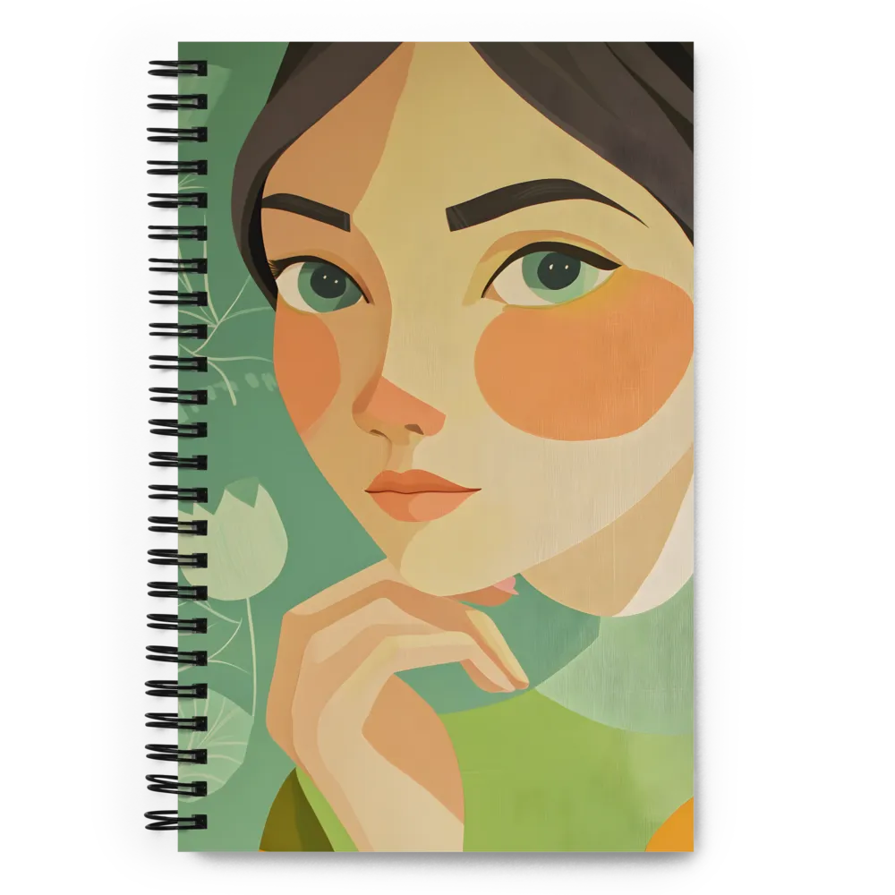 Contemplative Beauty | Spiral Notebook