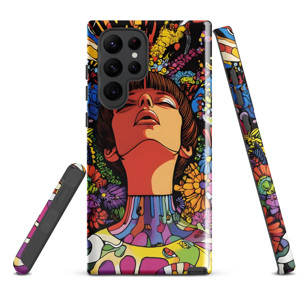 Vibrant Ecstasy: A Psychedelic Portrait