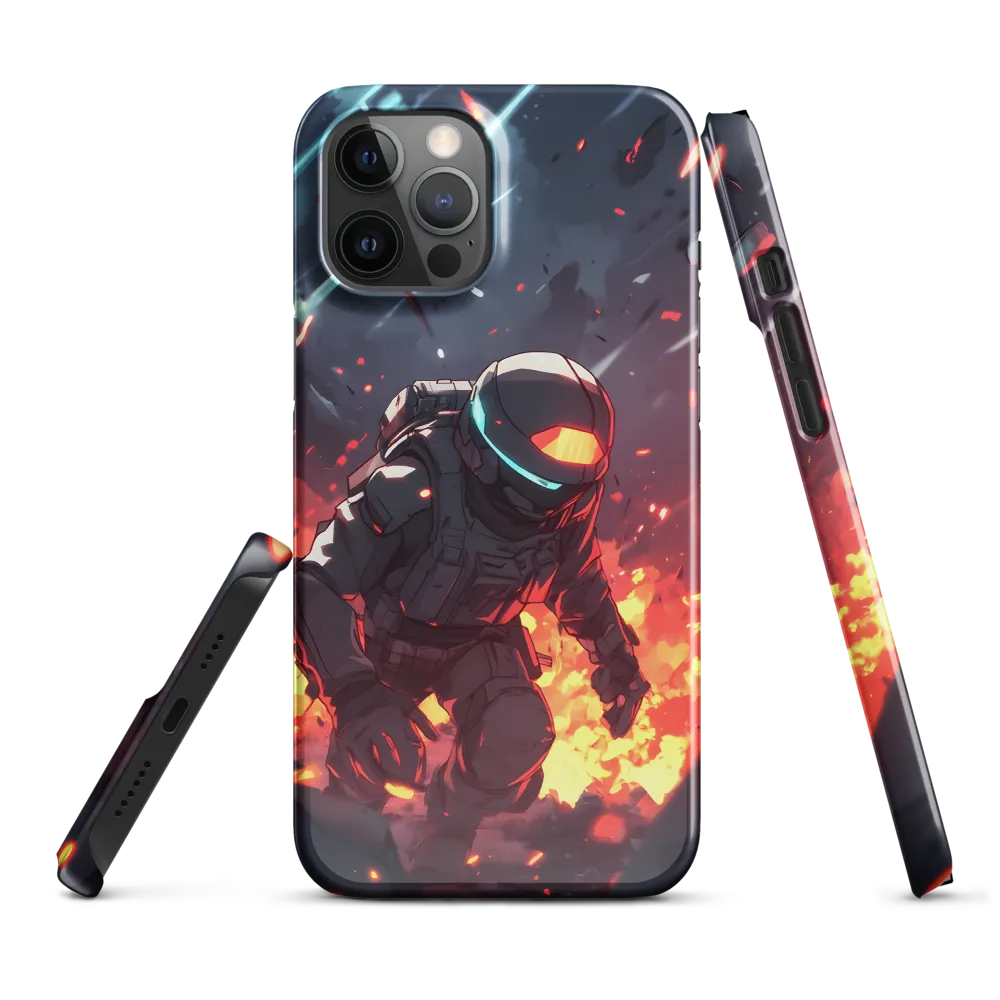 Astronaut Amidst Chaos