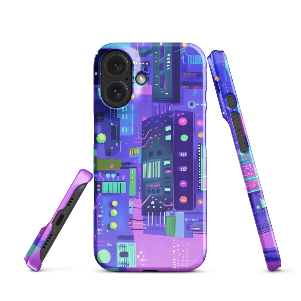 Futuristic Cityscape: A Digital Dream | Phone Case