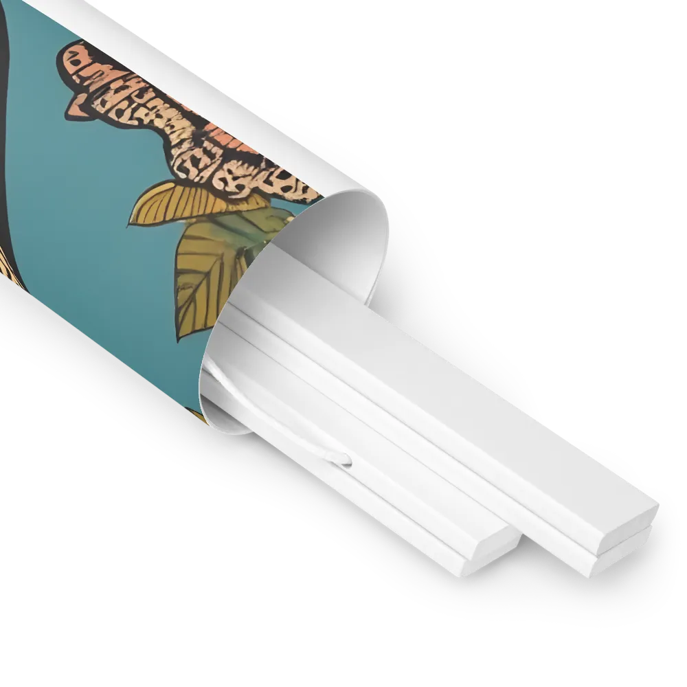 Tropical Majesty: The Toucan at Rest | Poster With White Wood Hanger | 18″×24″