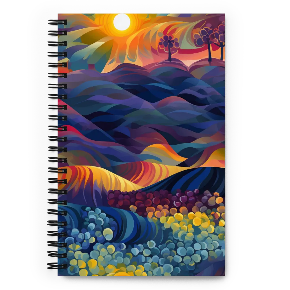 Energizing Twilight | Spiral Notebook