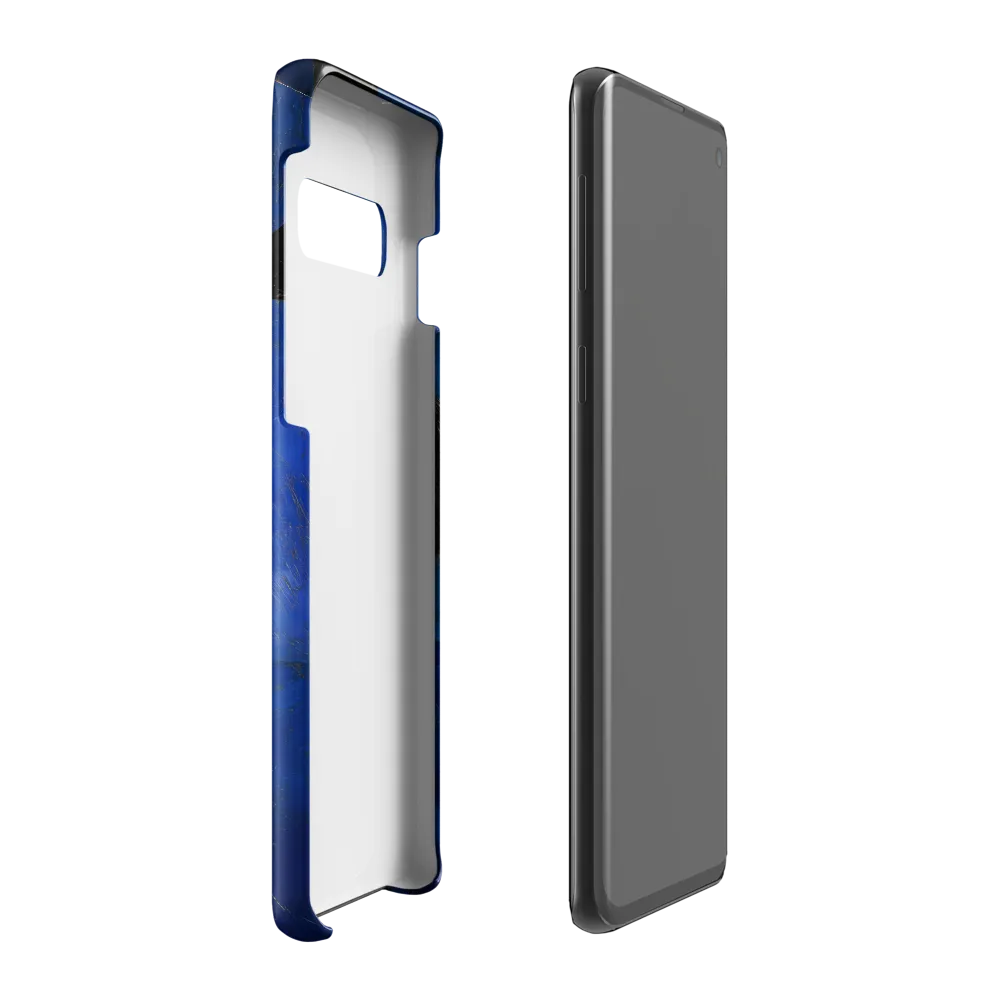 Dynamics of Blue and Black | Phone Case |  S10 Plus | Snap Case | Glossy