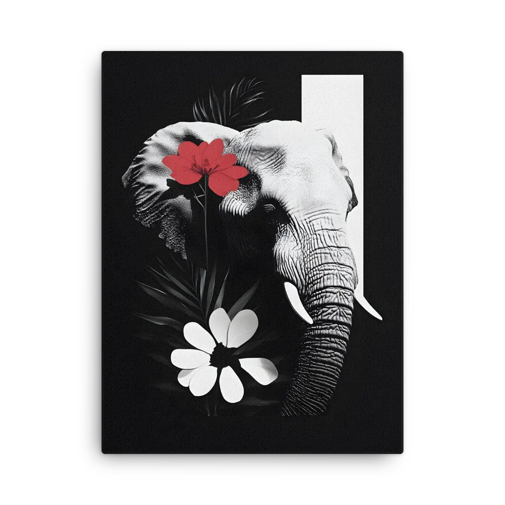 Elephant Harmony | Thin Canvas | 24″×32″