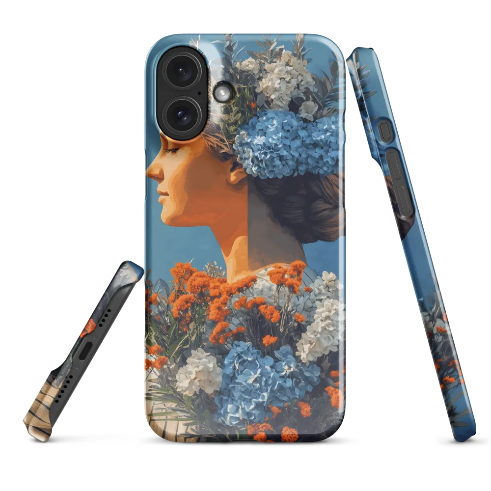 Floral Reverie: A Portrait of Serenity