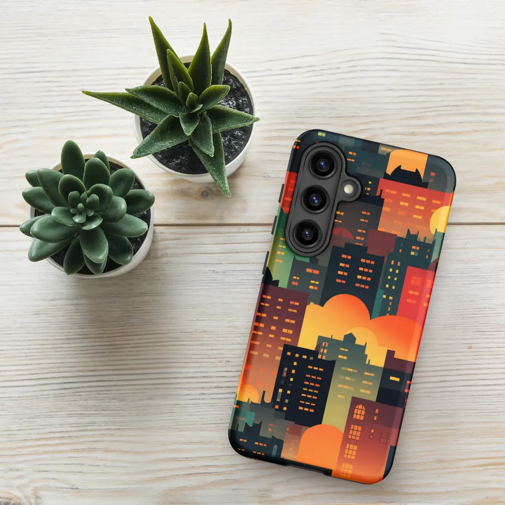 Twilight in the Concrete Jungle | Phone Case |  S24 | Tough Case | Matte