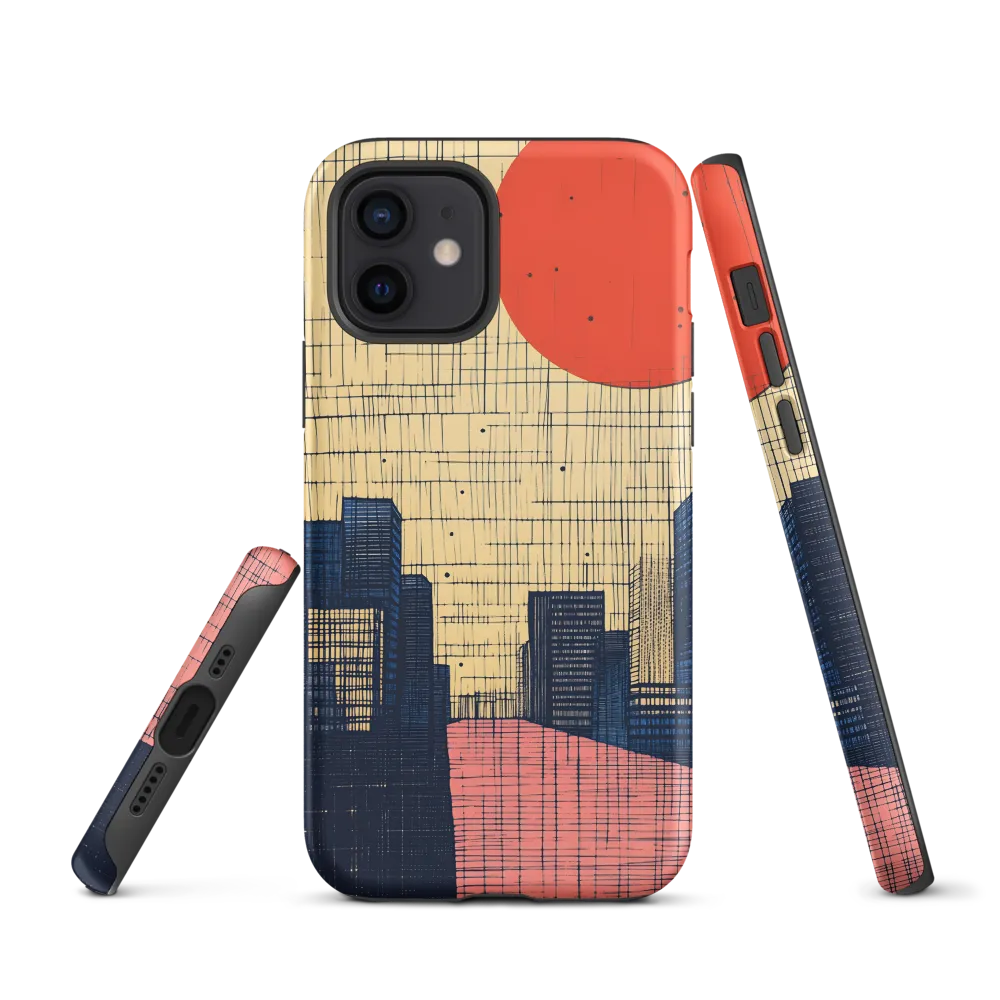 Urban Echoes: A Minimalist Cityscape