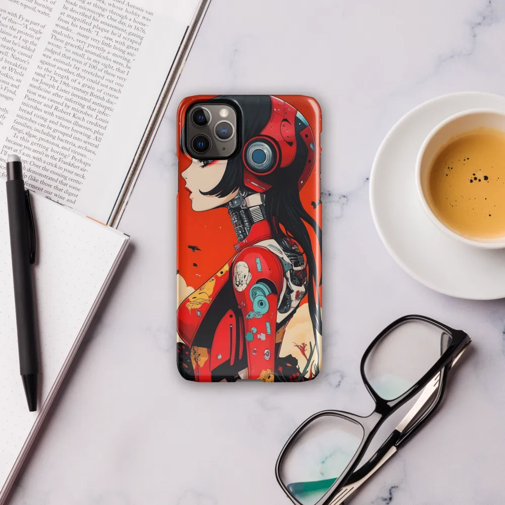 Ethereal Mechanica: A Cyberpunk Portrait | Phone Case |  11 Pro Max | Snap Case | Glossy