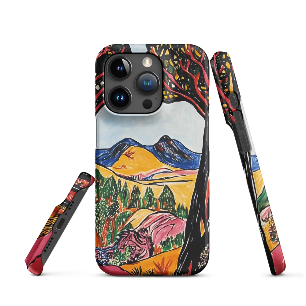 Vibrant Nature's Embrace | Phone Case |  15 Pro | Snap Case | Matte