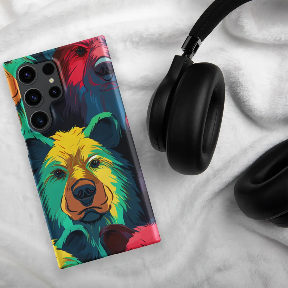 The Colorful Essence of Bears | Phone Case |  S23 Ultra | Snap Case | Matte