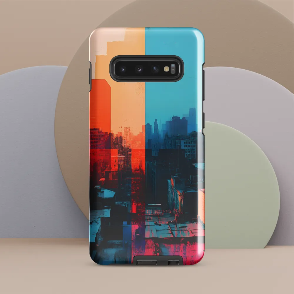 Urban Fusion: A Symphony of Color | Phone Case |  S10 Plus | Tough Case | Glossy