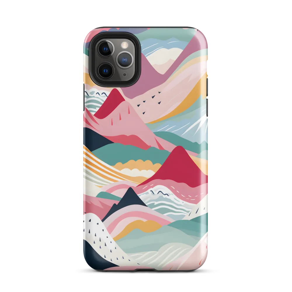 Harmonious Mountain Waves | Phone Case |  11 Pro Max | Tough Case | Glossy