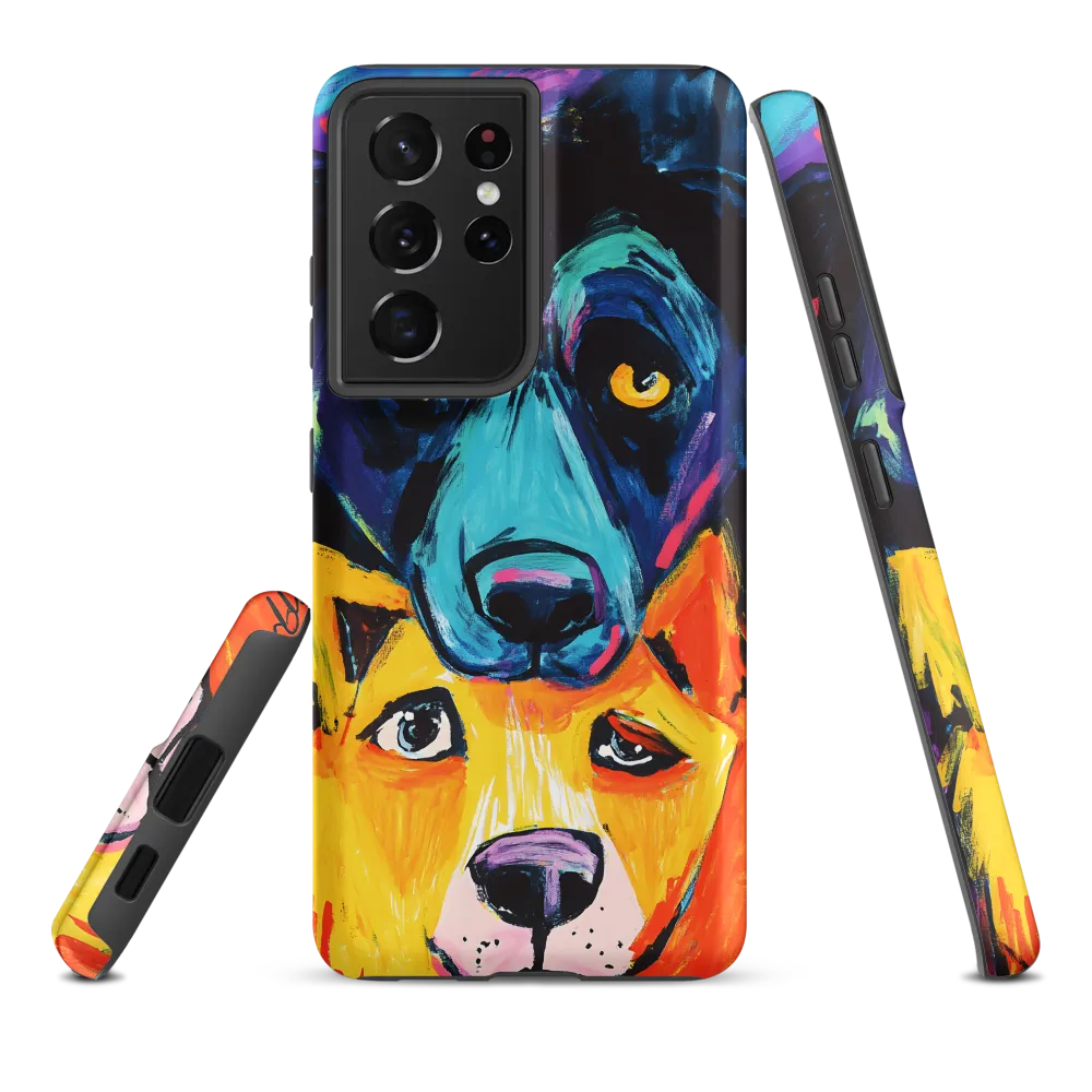 Vibrant Companions: An Expression of Canine Spirit