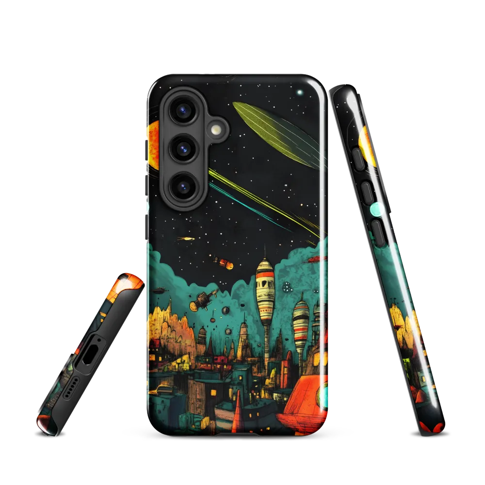 Galactic Cityscape: A Journey Through Imagination