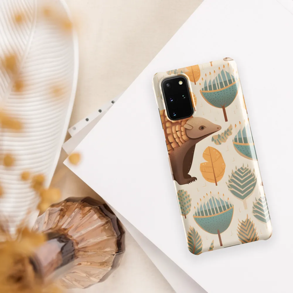 Pangolins in a Whimsical Habitat