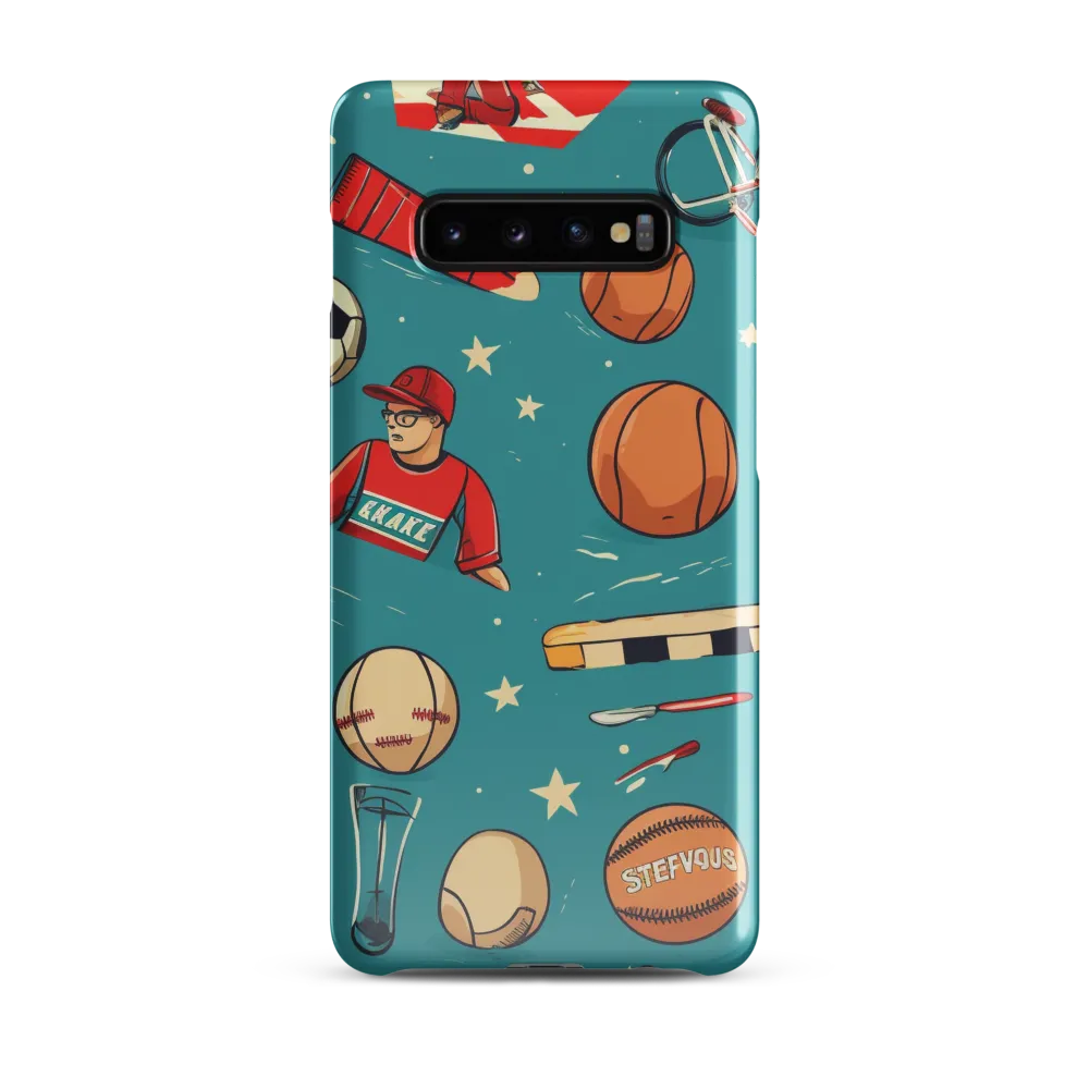 Playful Sports Medley | Phone Case |  S10 Plus | Snap Case | Glossy