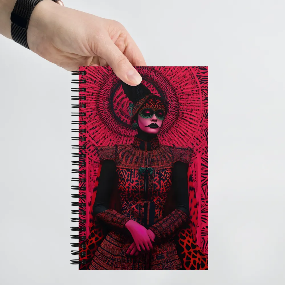 The Mask of Mystique | Spiral Notebook