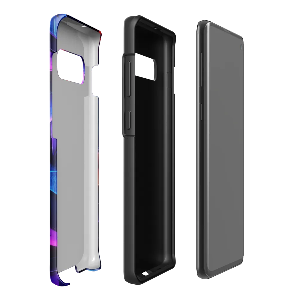 Geometric Luminescence | Phone Case |  S10 Plus | Tough Case | Glossy