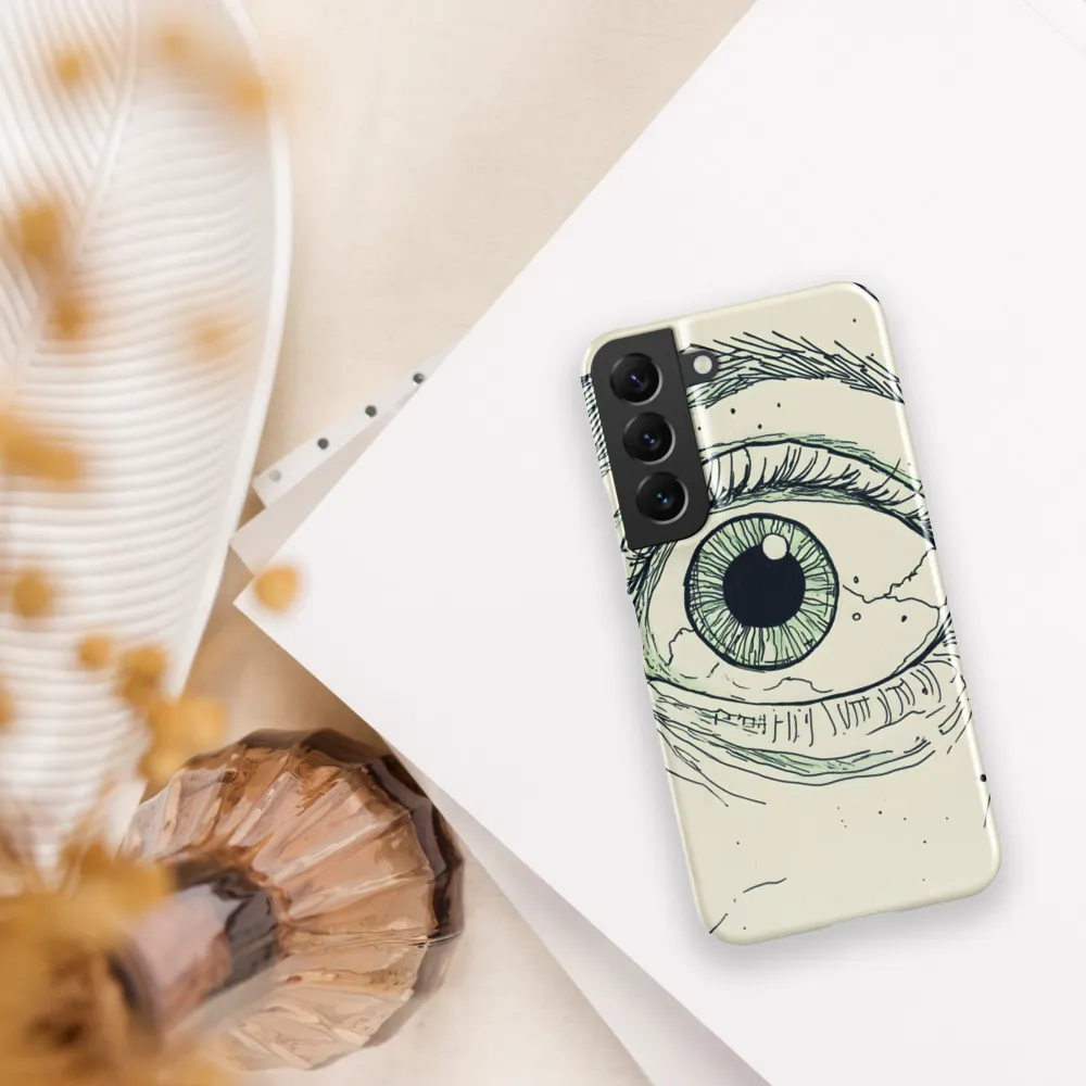 Observant Gaze | Phone Case |  S22 | Snap Case | Glossy