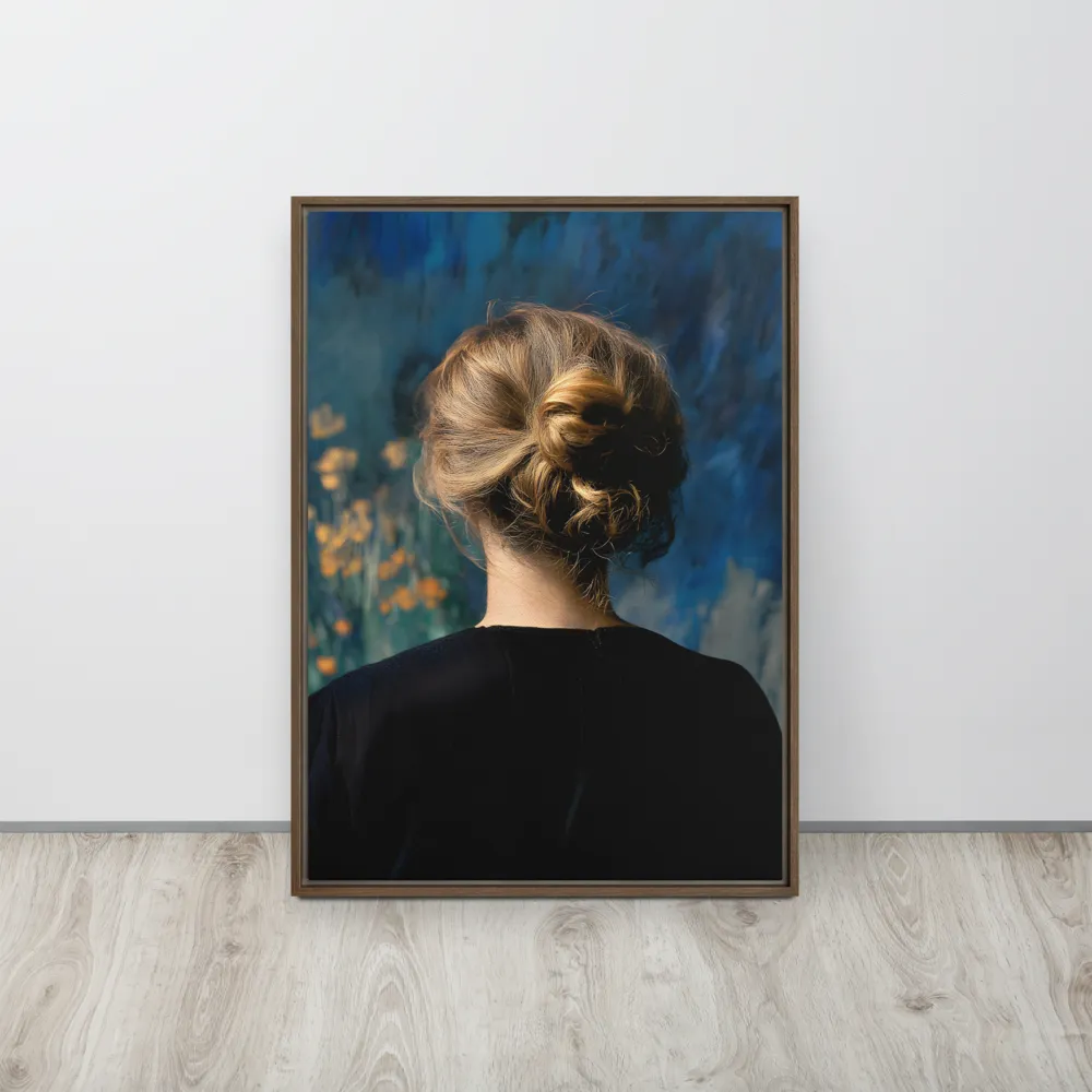 Whispers of Tranquility | Canvas with Brown Frame | 20″×28″