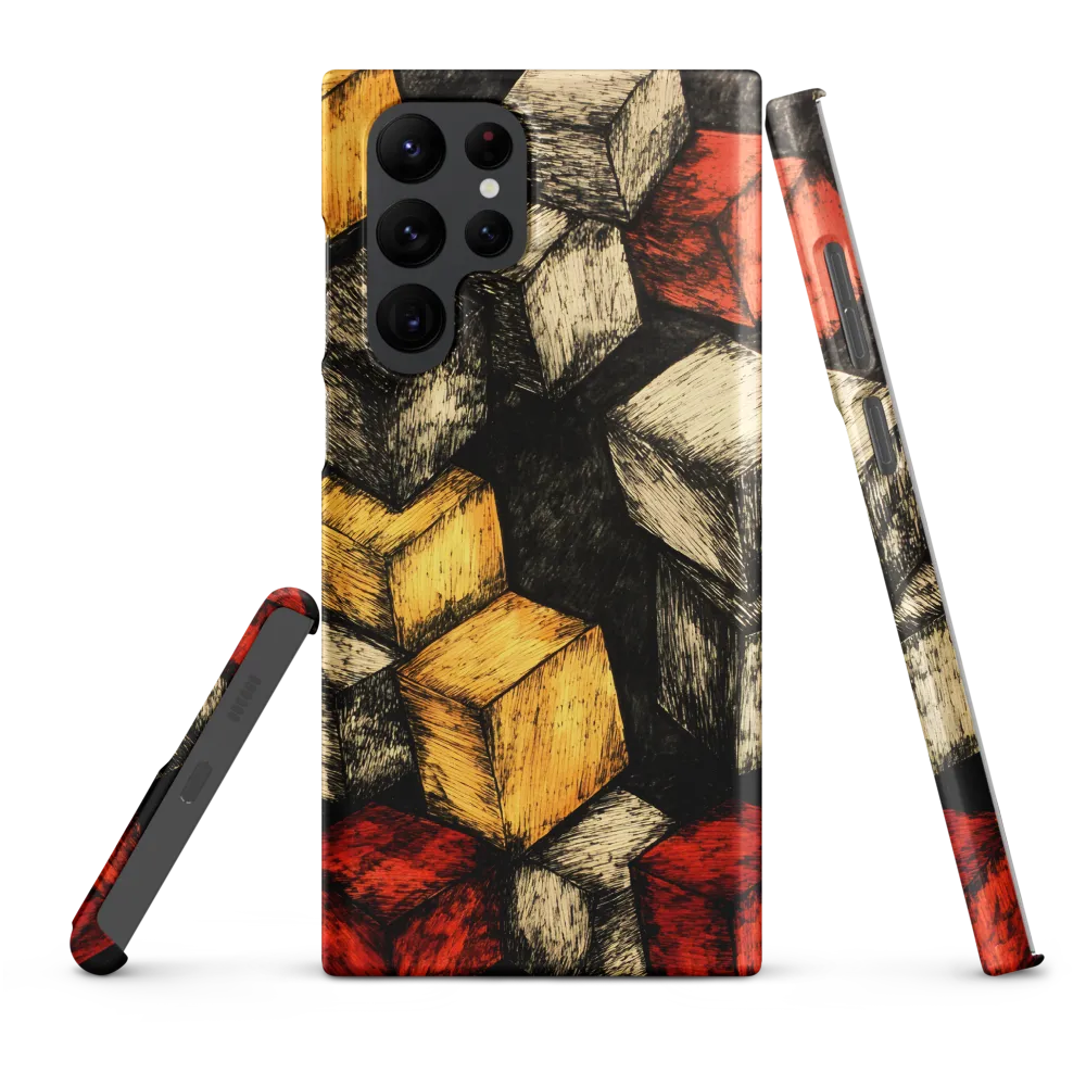 Dynamic Cubes: An Exploration in Color and Form | Phone Case |  S22 Ultra | Snap Case | Matte