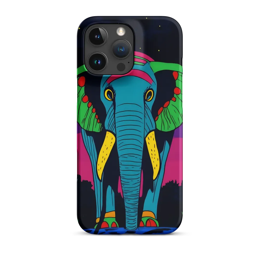 Whimsical Majesty: The Vibrant Elephant