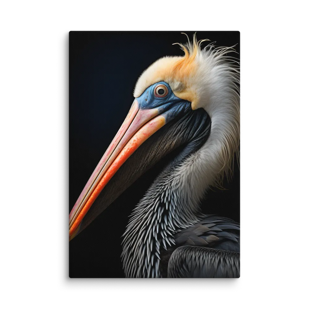 Majestic Portrait of a Pelican | Canvas | 18″×26″