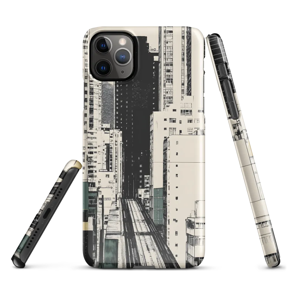 Urban Symphony: A Contemporary Cityscape | Phone Case |  11 Pro Max | Snap Case | Glossy