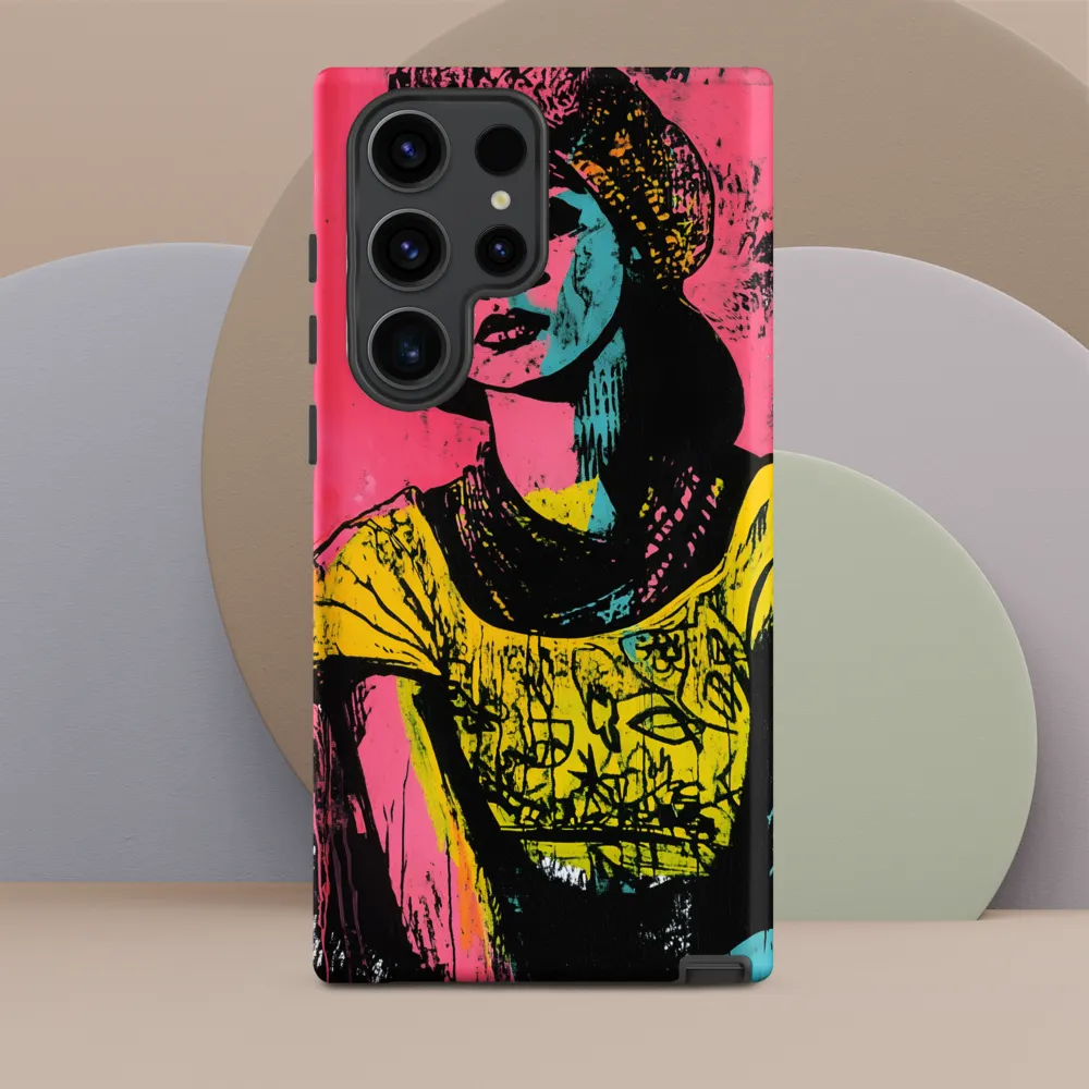 Urban Elegance: A Graffiti Portrait