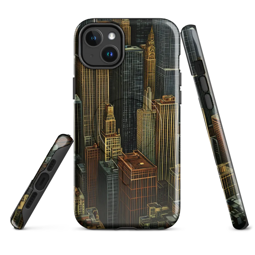 Urban Elegance: A Golden Cityscape