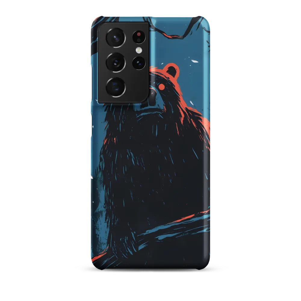 Eerie Majesty: A Bear in the Night