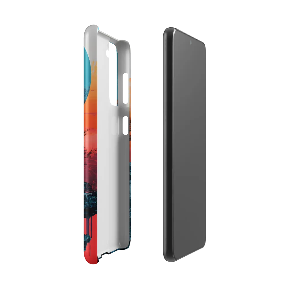Ethereal Landscapes: A Dance of Color and Form | Phone Case |  S21 | Snap Case | Matte