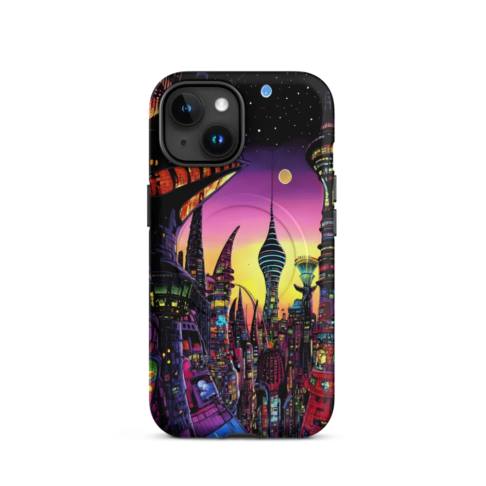 Futuristic Cityscape at Dusk