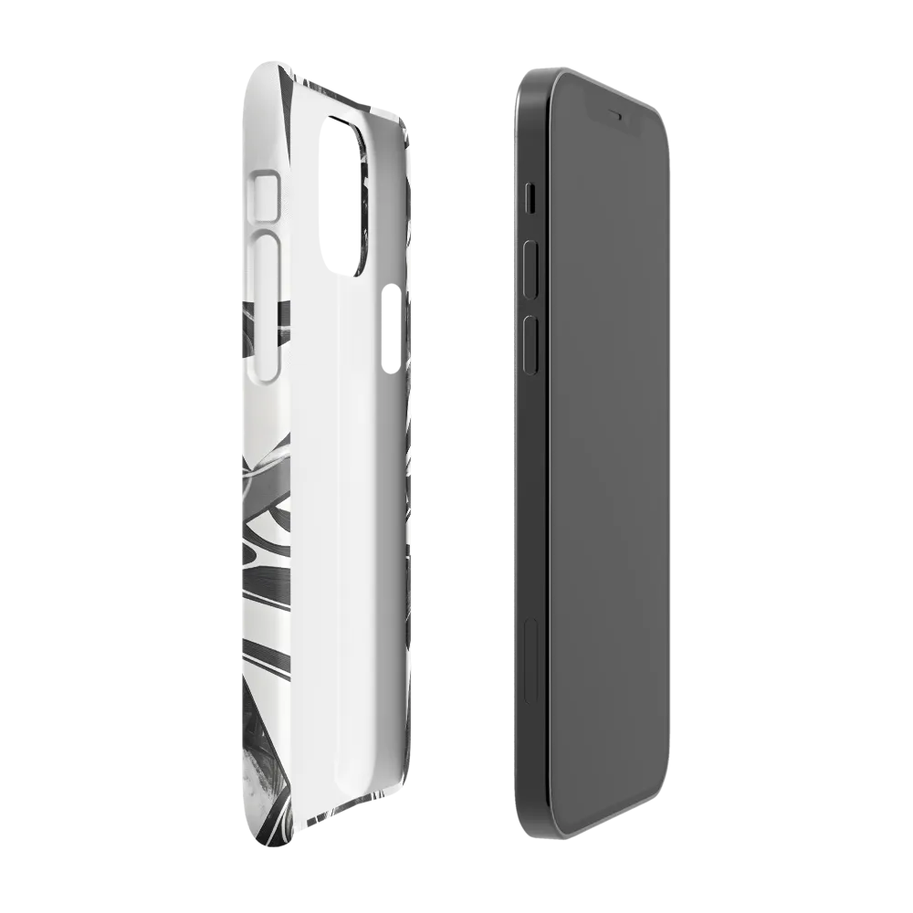 Fluid Grace: The Dance of Shadows | Phone Case |  12 | Snap Case | Matte