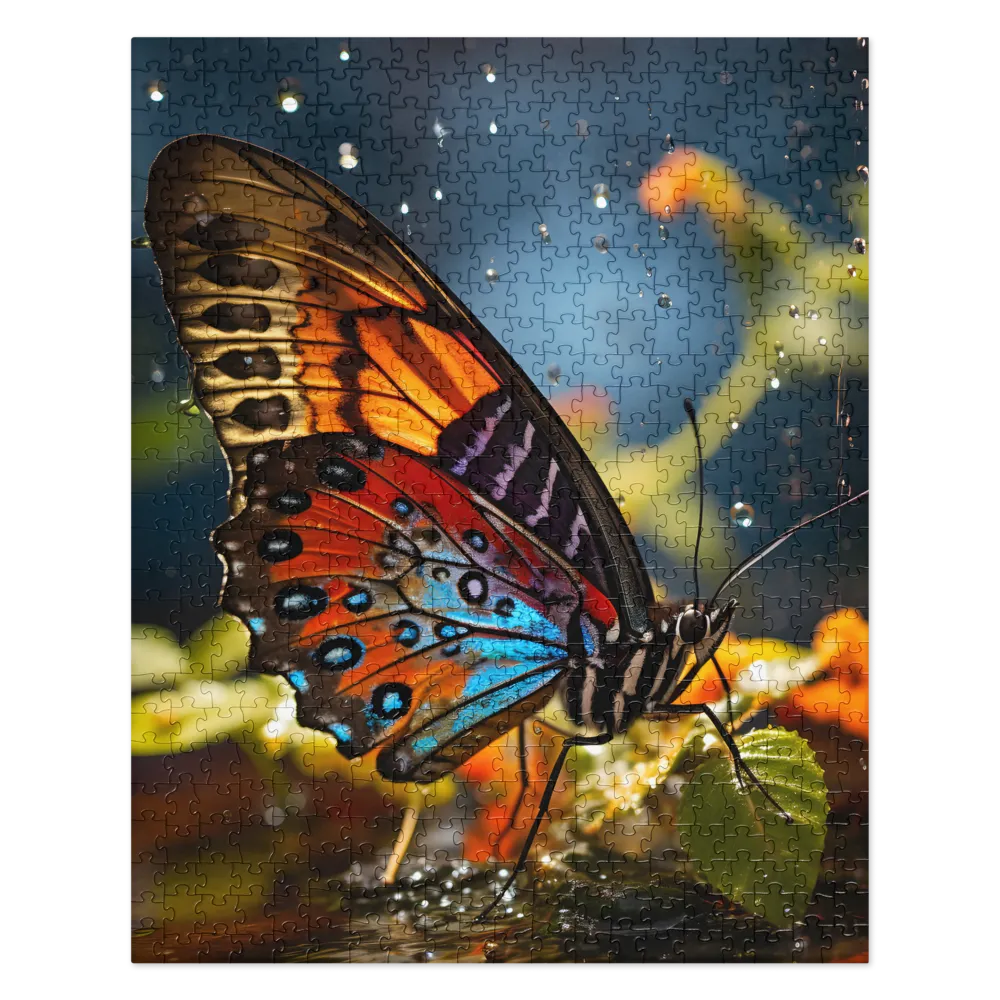 Dance of Colors: The Butterfly's Elegance | Jigsaw Puzzle | 520 pieces