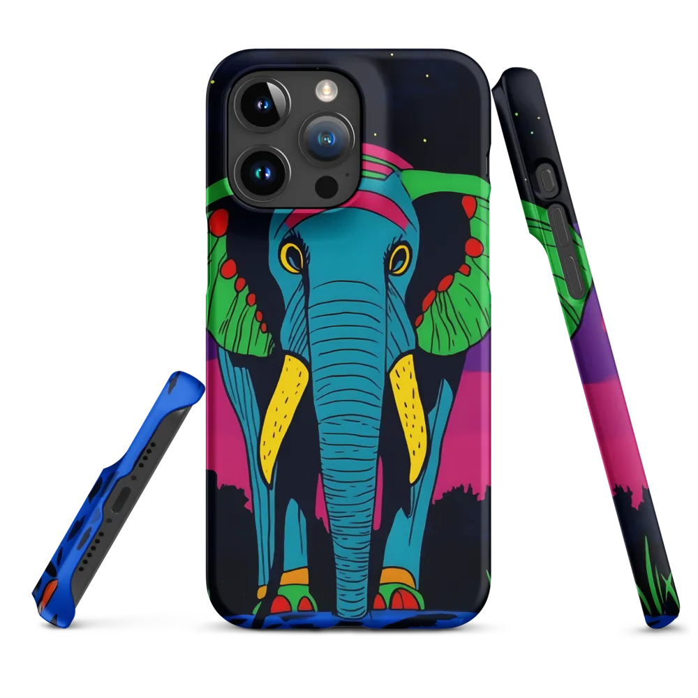 Whimsical Majesty: The Vibrant Elephant