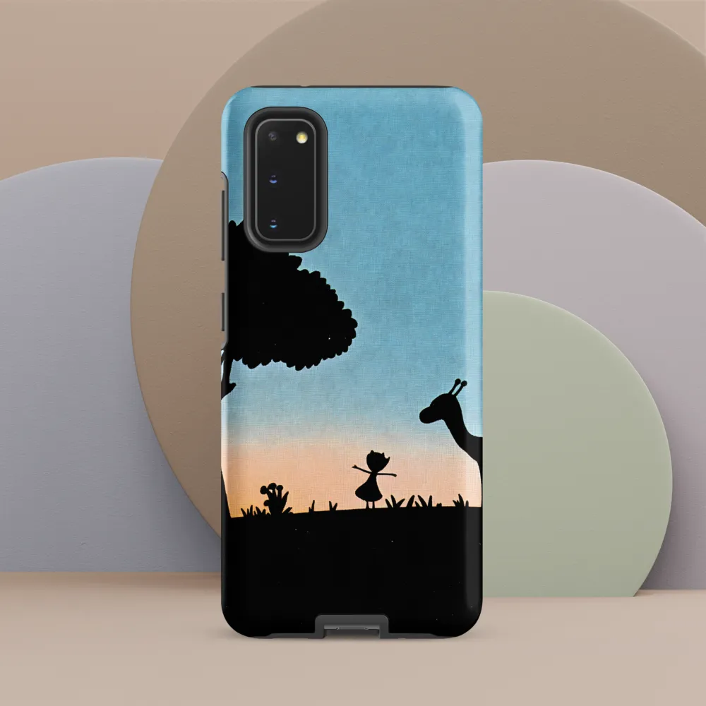 Curiosity in the Silhouette | Phone Case |  S20 | Tough Case | Matte