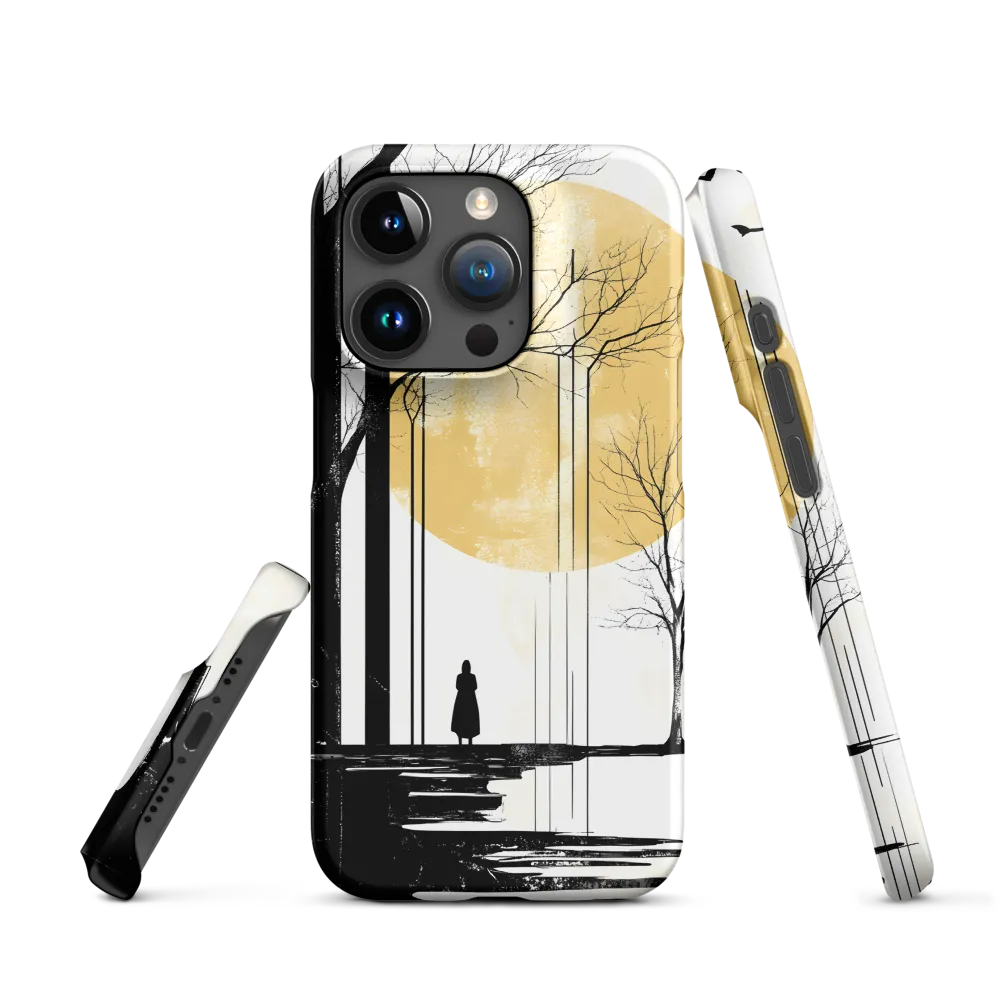 Solitude Under the Yellow Sun | Phone Case |  15 Pro | Snap Case | Matte